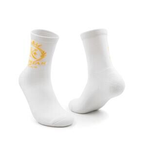 Diabetic Crew Socks Non Binding Circulation Neuropathy Cotton White 2 Pairs